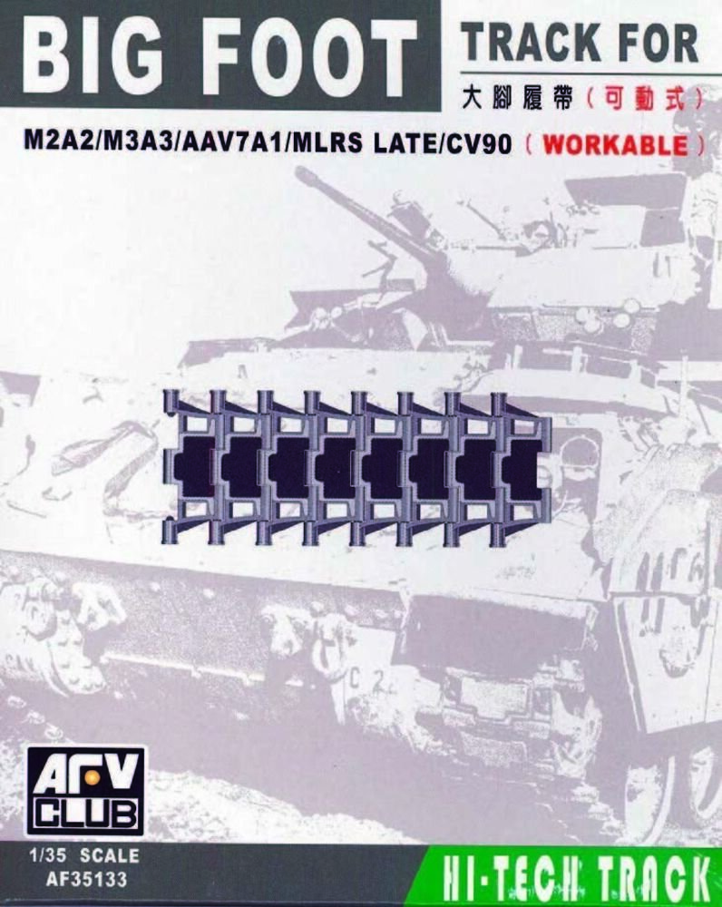 M2A2/M3A3/AAV7A1/MLRS late/CV90 ″big foot″ track