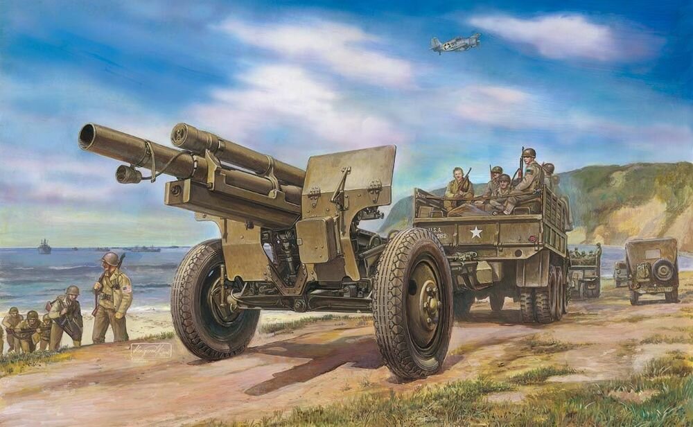105mm Howitzer M2A1 Carriage M2(WW II Version)