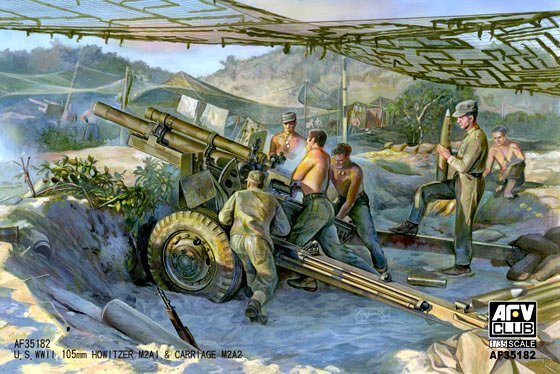 105mm Howitzer M2A1 Carriage M2A2(WW II Version)