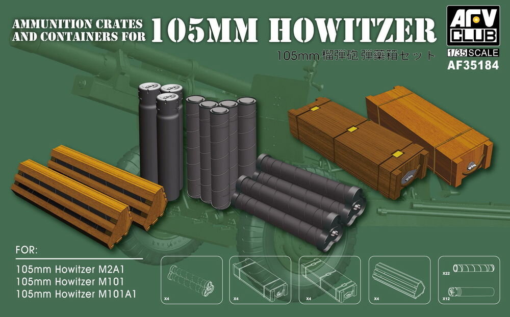 105mm Howitzer AMMO. &accesoires