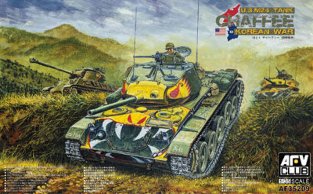 M24 Chaffee tank Korea war vision