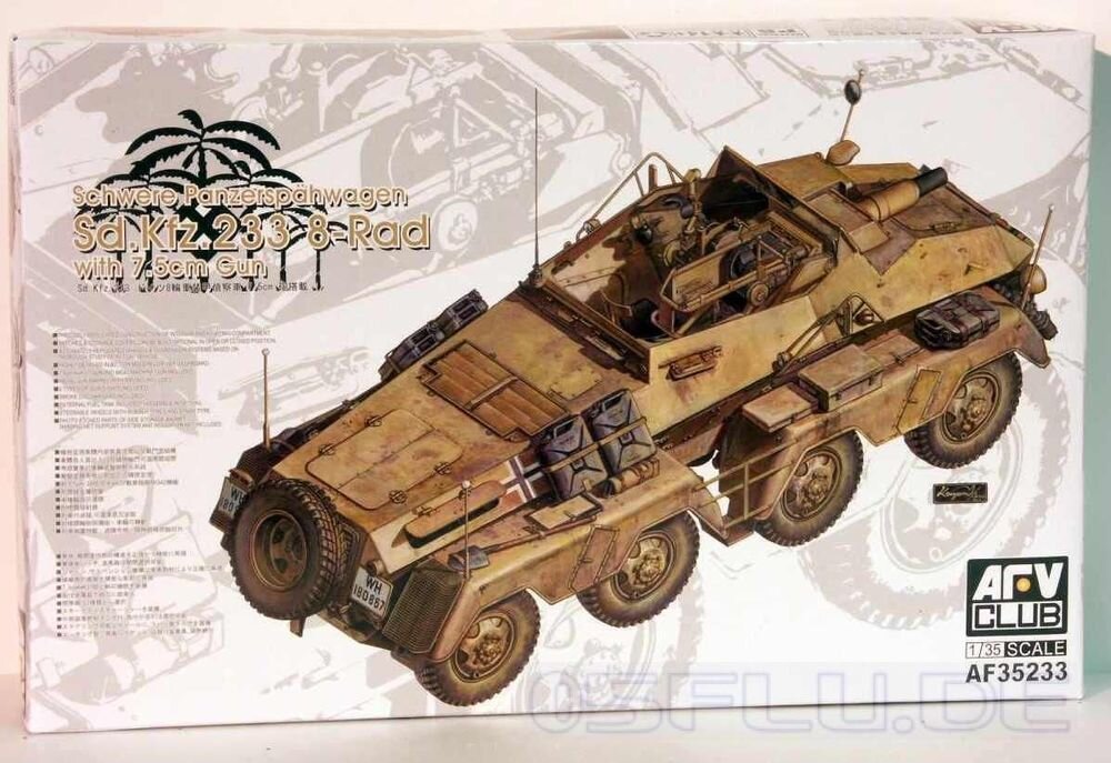 PanzerFunkwagenÂ SD.KFZ.Â 233Â 8-RADÂ W/7.5CMÂ GUN