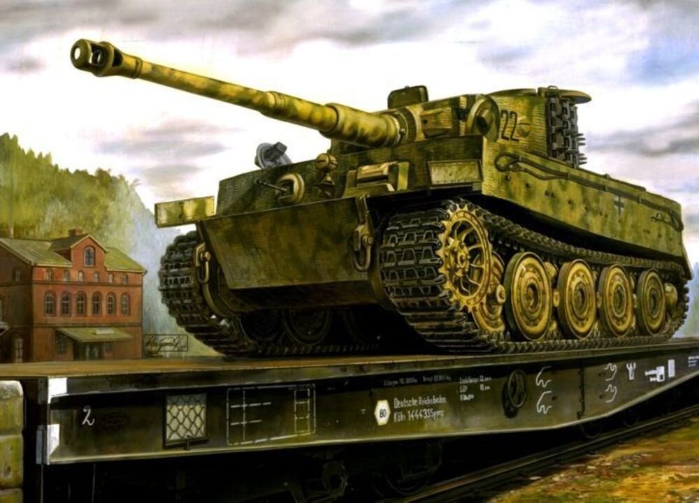 Tiger I transporting (late version)