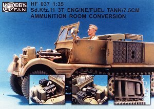 Sdkfz11 3t engine/fuel tank/7,5cm ammunition room conversion