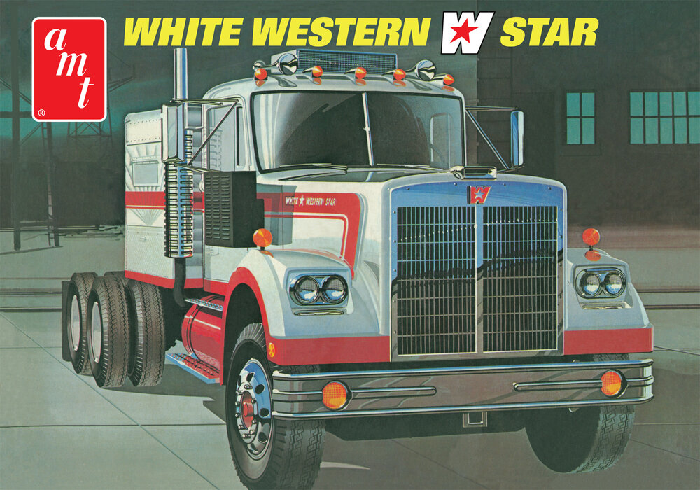 White Western Star Semi Tractor
