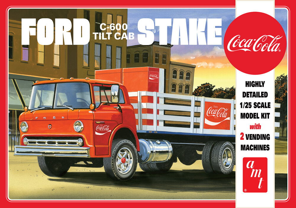 Ford C600 Stake Bed w/Coca-Cola Machines