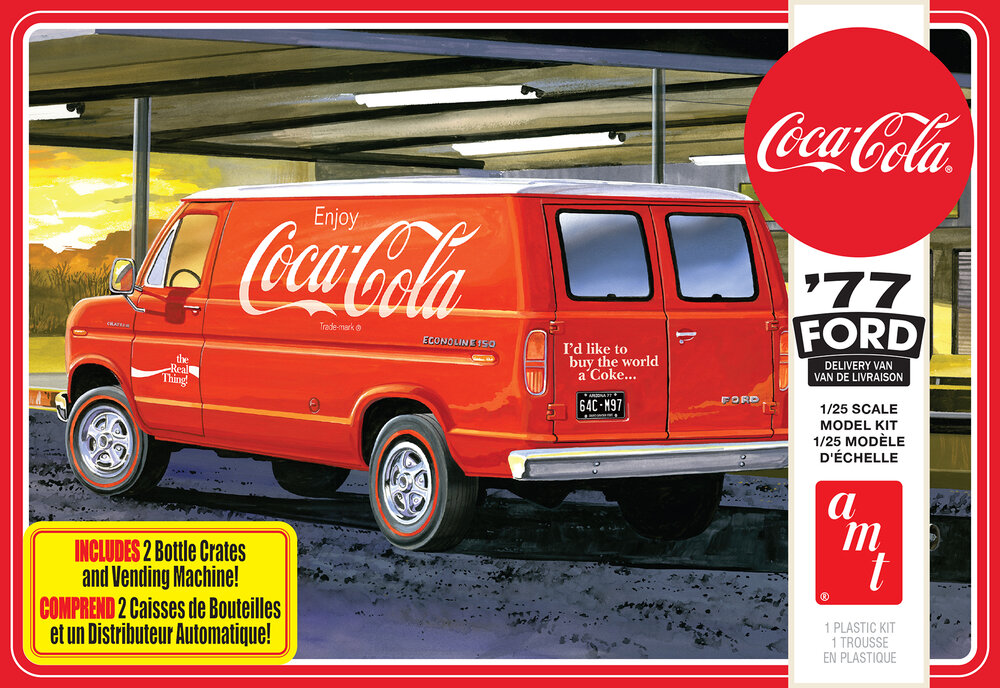 1977 Ford Van w/Vending Machine (Coca-Cola) 2T