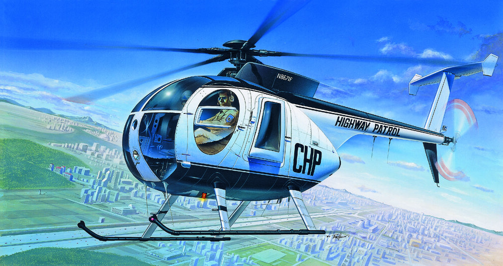 1/48 HUGHES 500D POLICE