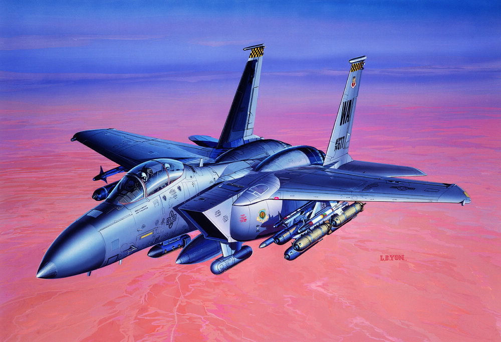 1/48 F-15E STRIKE EAGLE W/WEAPONS