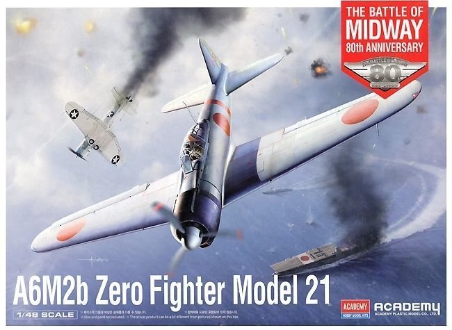1/48 A6M2b Zero Fighter Model 21 ″Battle of Midway″