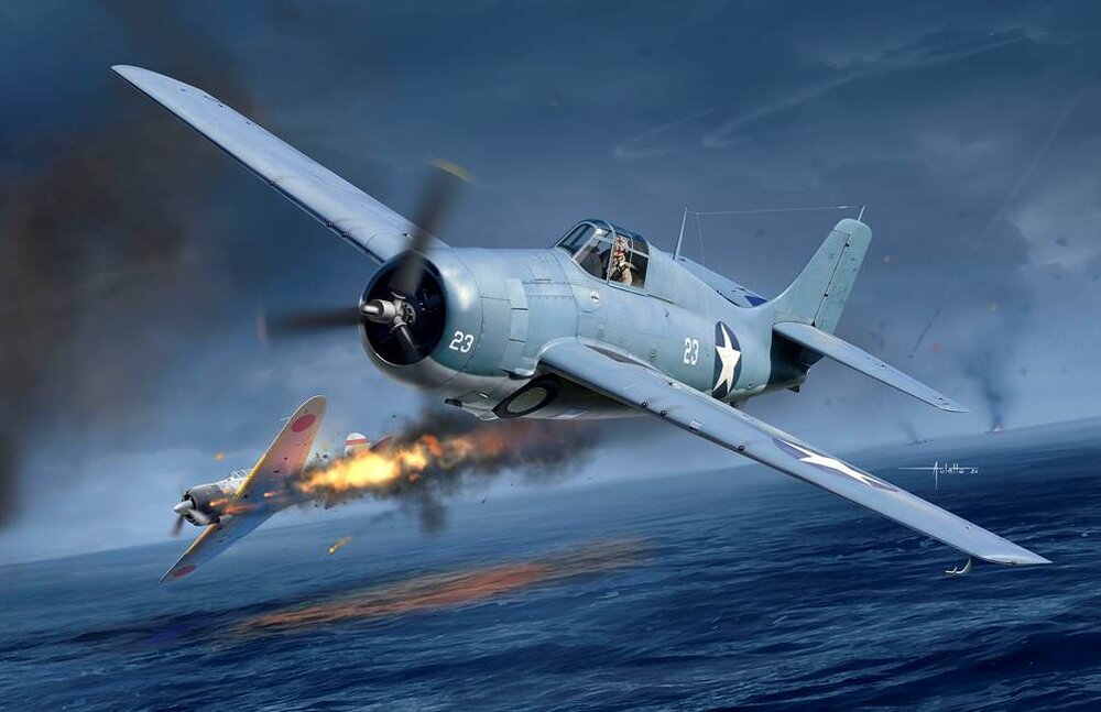 1/48 USN F4F-4 Wildcat ″Battle of Midway″