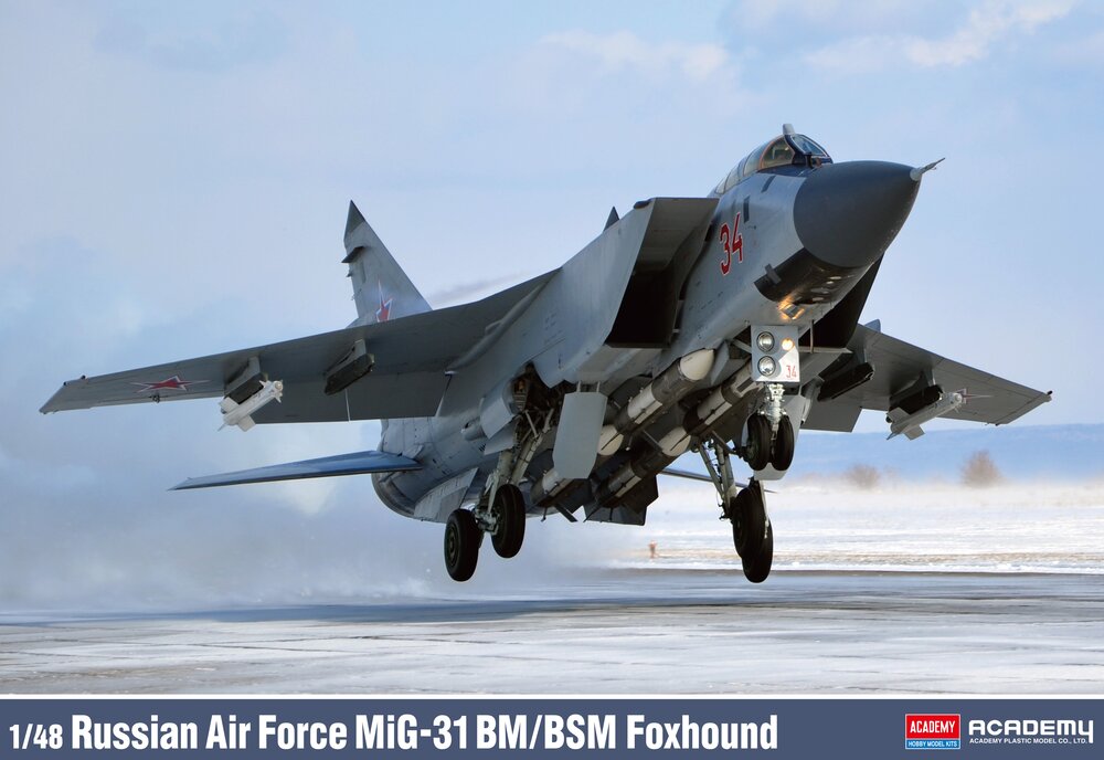 1/48 Russian Air Force MiG-31 BM/BSM Foxhound