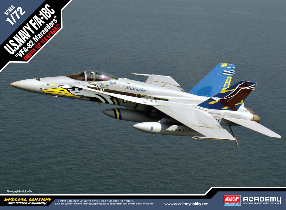 1/72 F/A-18C U.S NAVY VFA-82 ″MARAUDERS″ LE: