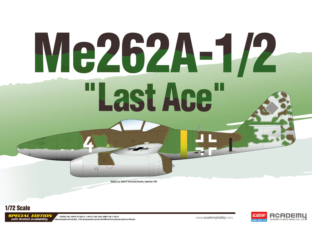 1/72 Me262A-1/2 ″Last Ace″ LE: