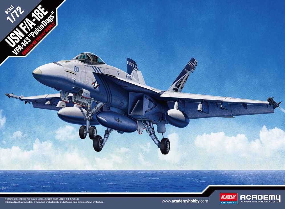 1/72 USN F/A-18E VFA-143 ″PUKIN DOGS″