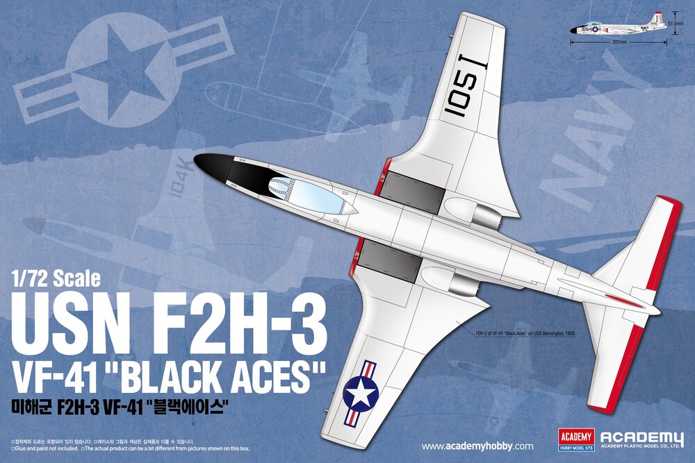 1/72 USN F2H-3 VF-41 ″BLACK ACES″