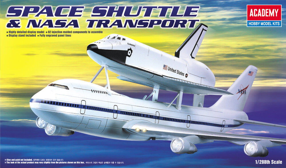 1/288 SP. SHUTTLE & JUMBO 747