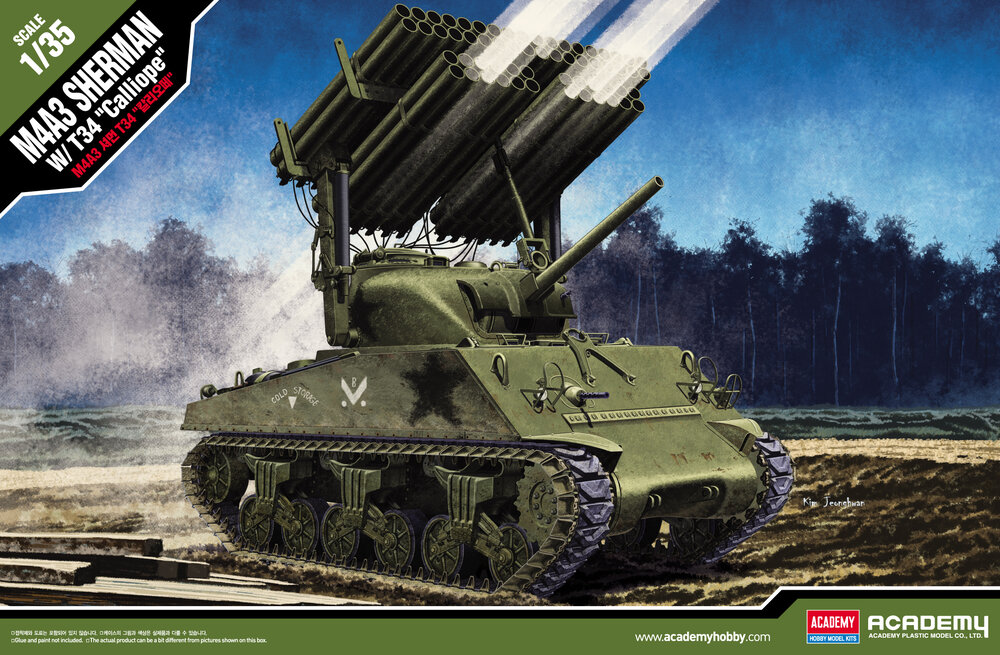 1/35 M4A3 Sherman W/ T34 ″Calliope″