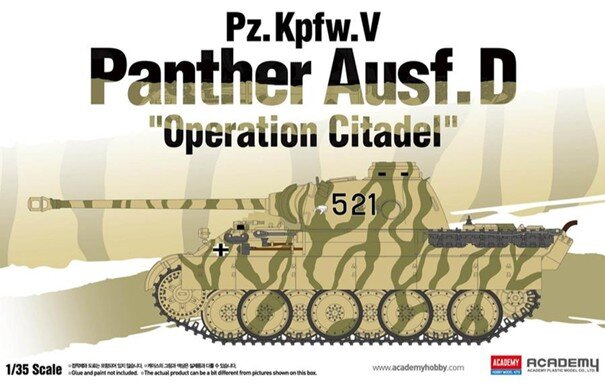 1/35 German Medium Tank Panther D