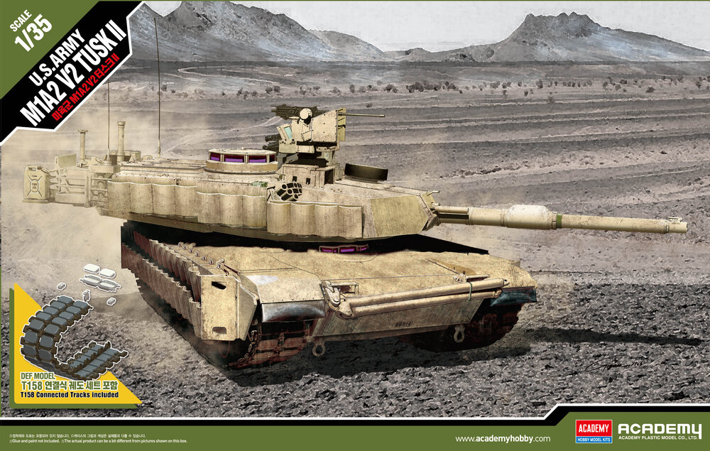 1/35 U.S Army M1A2 V2 TUSK II
