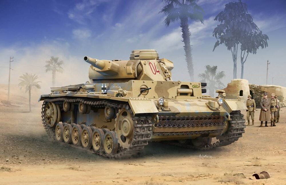1/35 German Panzer III Ausf. N ″Afrika Korps″