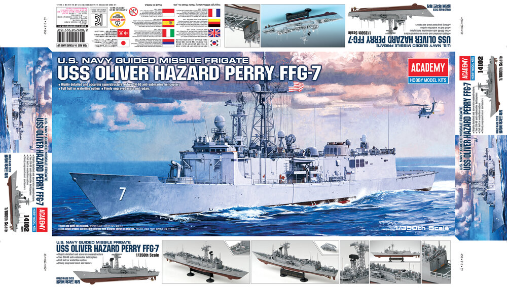 1/350 USS OLIVER HAZARD PERRY FFG-7
