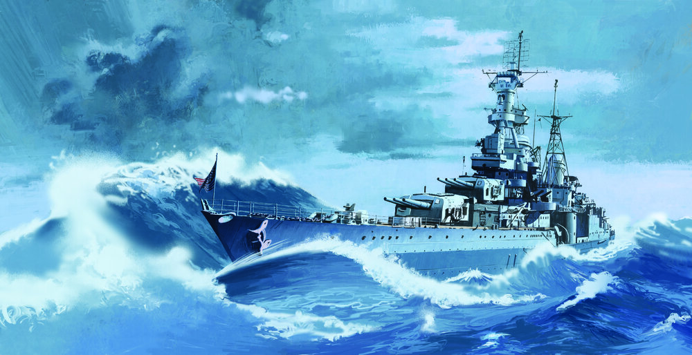 1/350 U.S.S. CA-35 INDIANAPOLIS