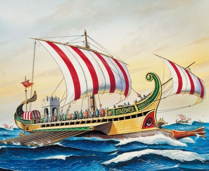 1/72 ROMAN WARSHIP CIRCA B.C 50