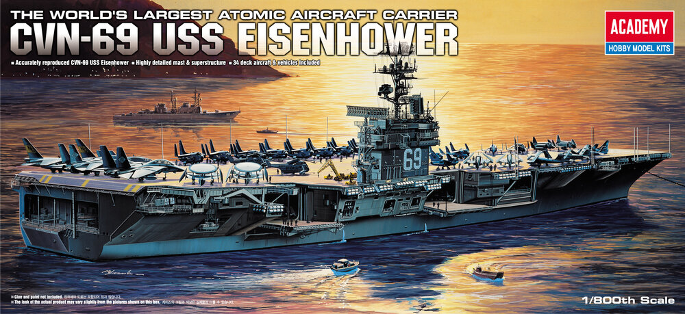 1/800 CVN-69 USS EISENHOWER
