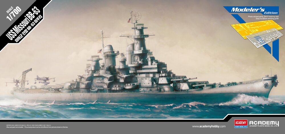 1/700 USS Missouri BB-63 Modeler's Edition
