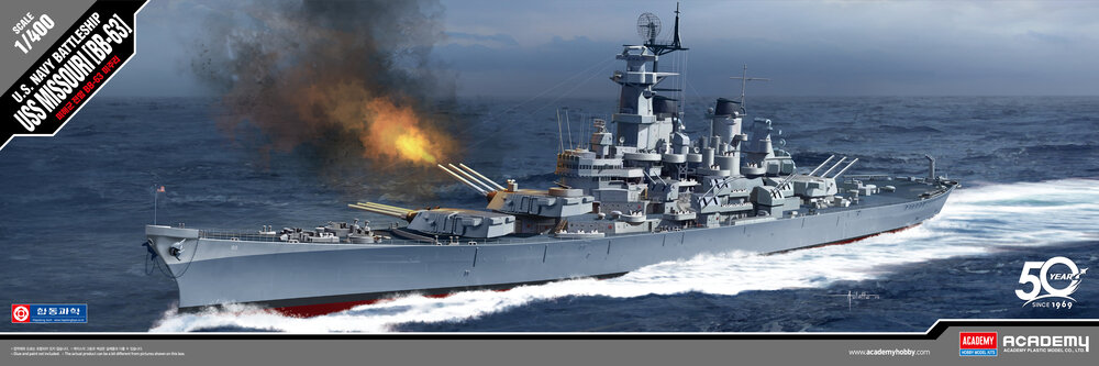 1/400 USS Missouri BB-63
