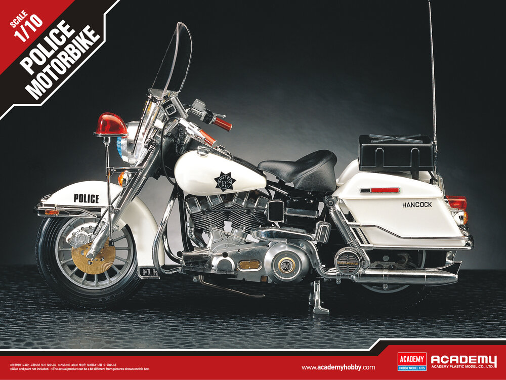 1/10 CLASSIC POLICE MOTOTCYCLE