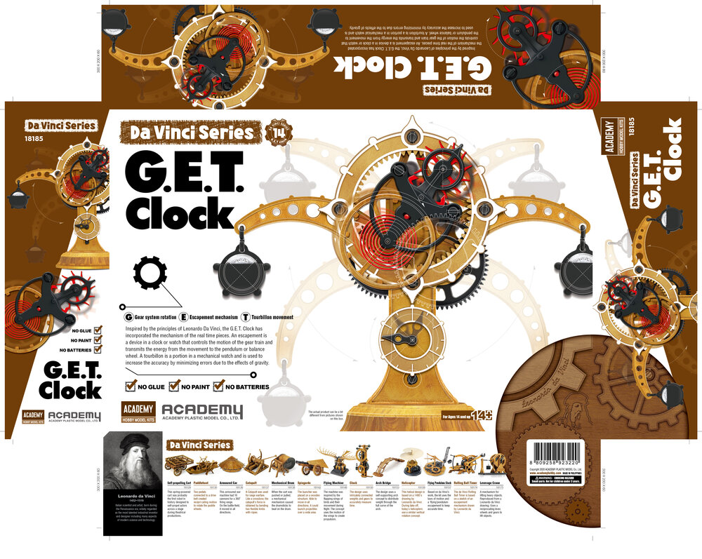 DAVINCI G.E.T CLOCK