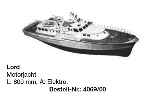 Bauplan LORD Motoryacht