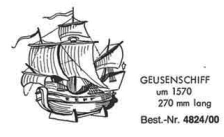 Bauplan GEUSENSCHIFF