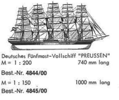 Bauplan PREUSSEN 150