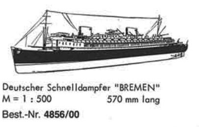 Bauplan BREMEN 1/500