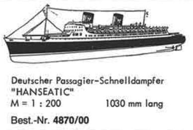 Bauplan HANSEATIC