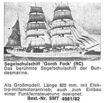 Bauplan GORCH FOCK G