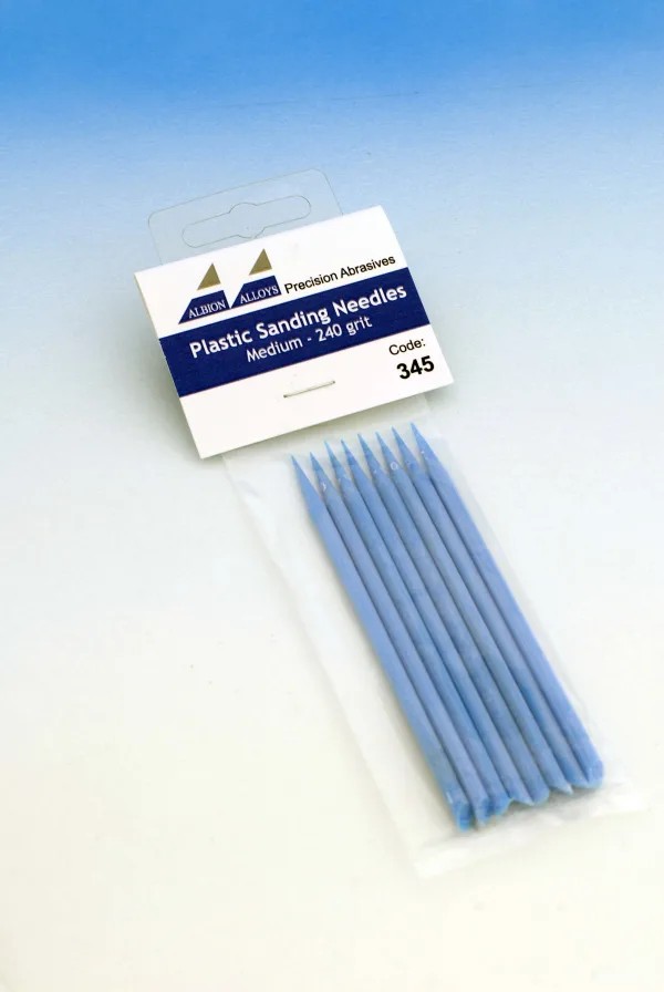 SANDING NEEDLE BLUE 240