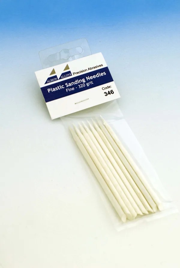 SANDING NEEDLE WHITE 320