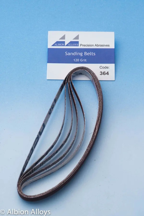 Sanding Stick Replacement Belts - 5 Belts of 120 grit