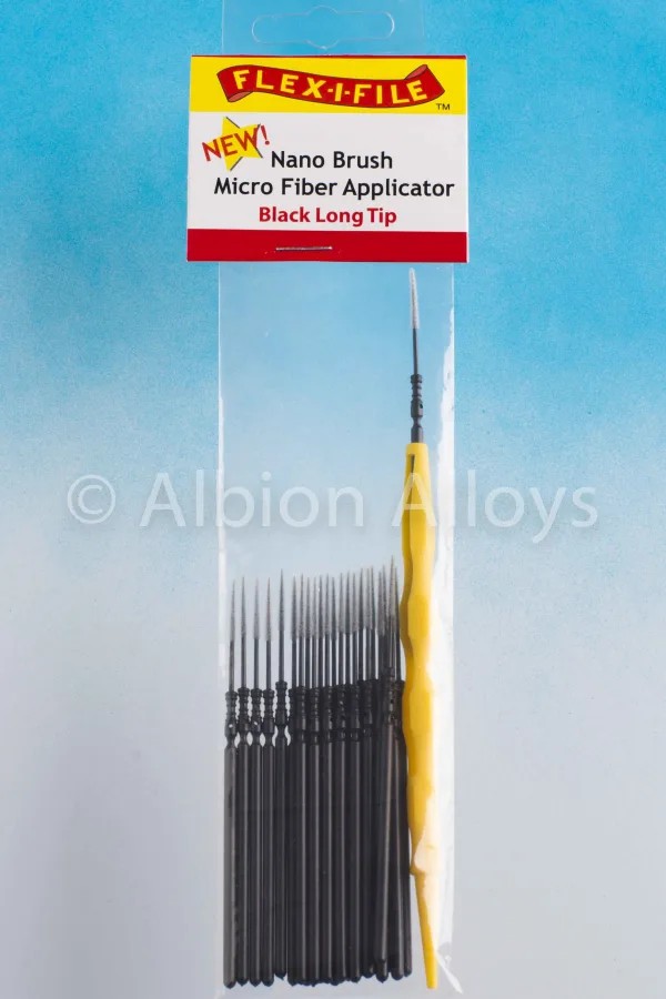 Nano Brush - Black Long Tip & Applicator Handle