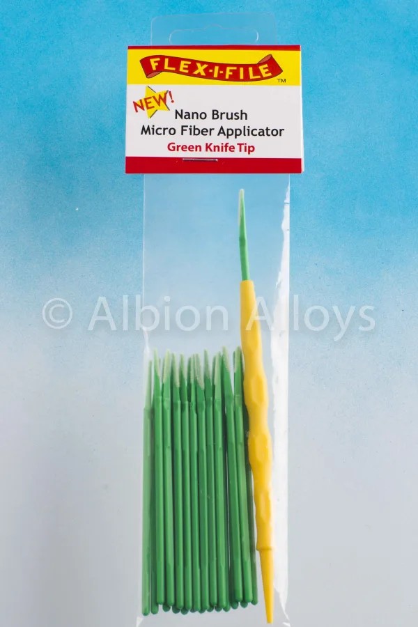 Nano Brush - Green Knife Tip & Applicator Handle