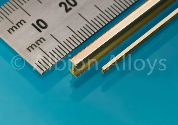 Brass I Beam 4 x 2mm