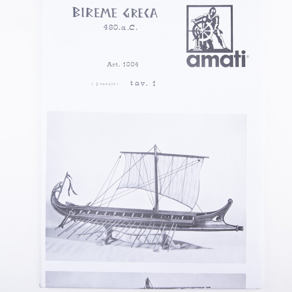 TEKENING BIREME GRECA