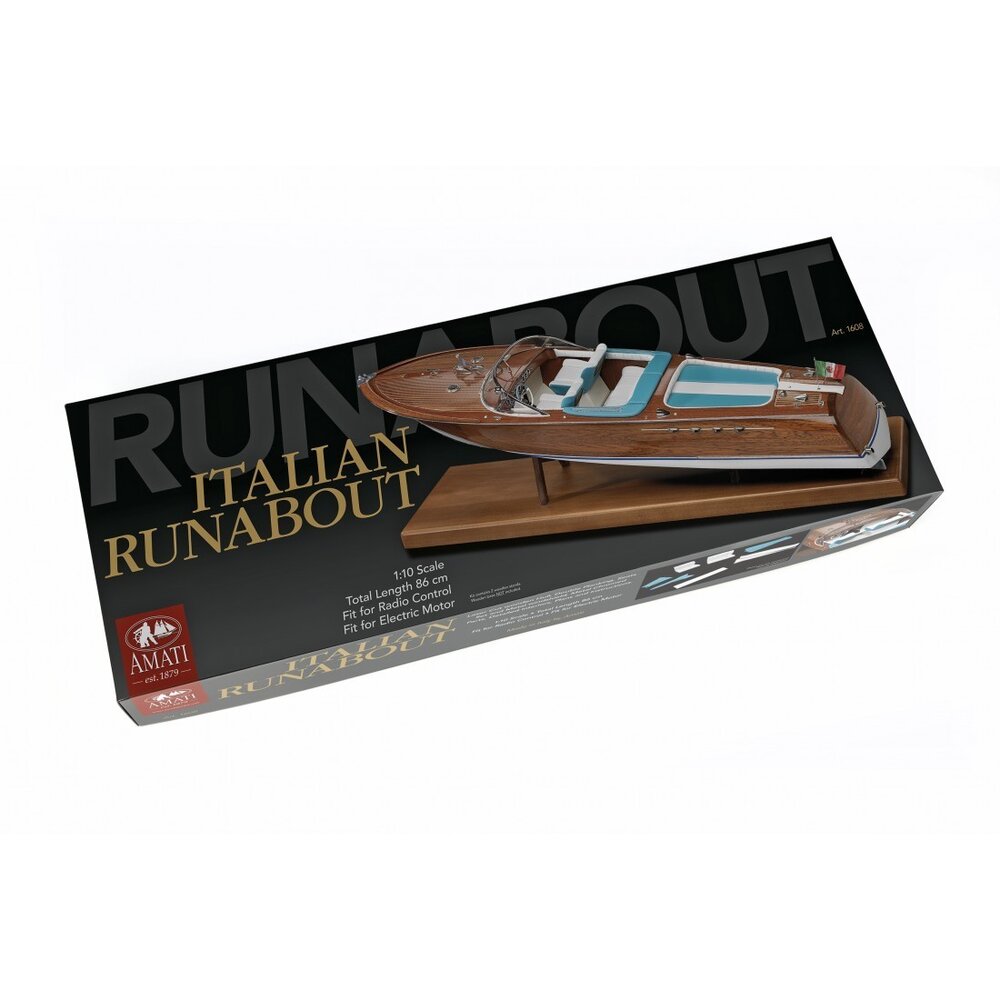 Runabout (tipo Aquarama) 1:10 (in legno)