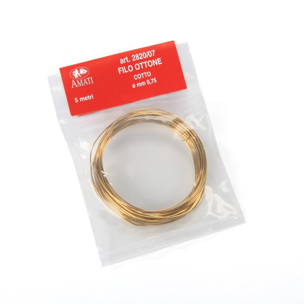 Ottone cotto mm. 0,75