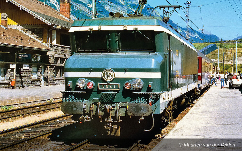 SNCF, electric locomotive CC 6541, green ″Maurienne″ livery, white inscriptions, ep. IV, with DCC sound decoder