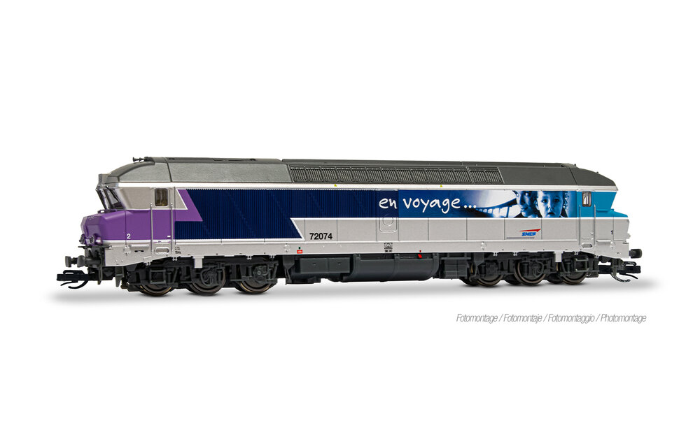 SNCF, 6-axle diesel locomotive CC 72074 ″En voyage″, ep. V